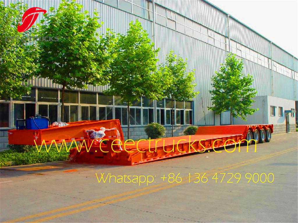 4 axle low bed semitrailer