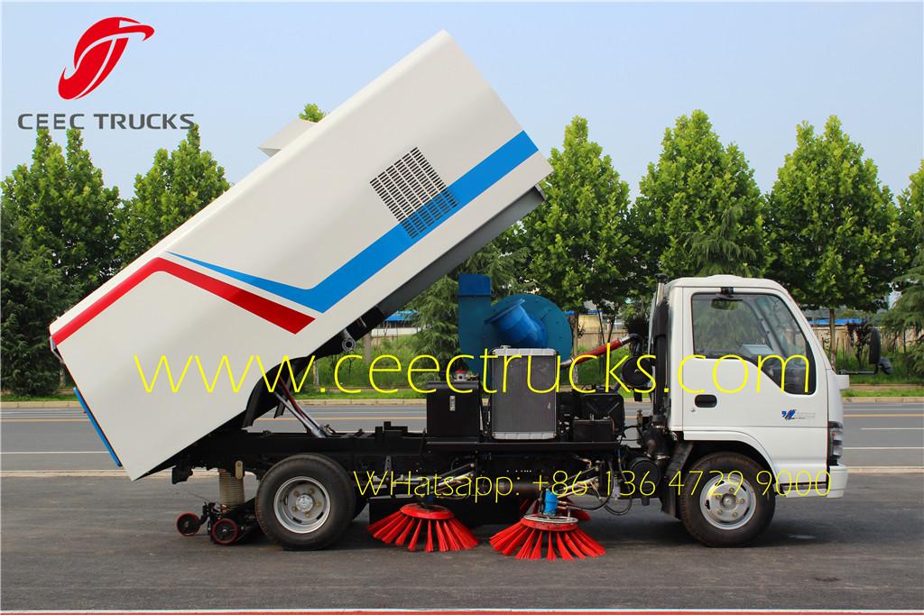 ISUZU 4 CBM road sweeper truck export nigeria