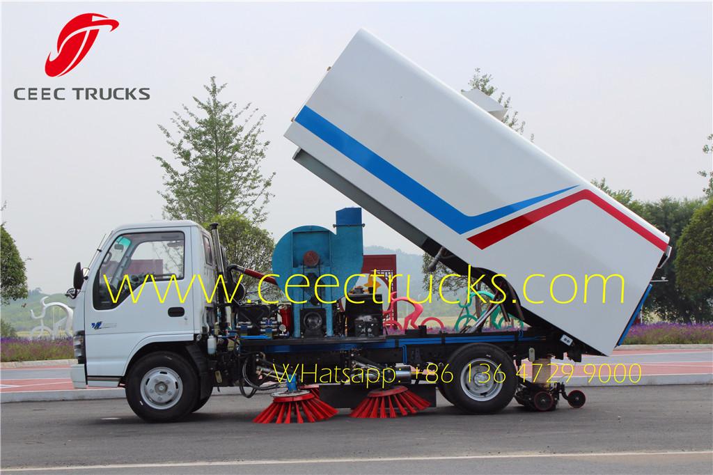 ISUZU 4 CBM road sweeper truck export nigeria