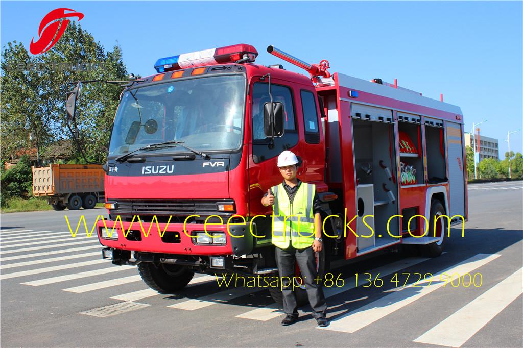 ISUZU 5000 Liter firefighting trucks