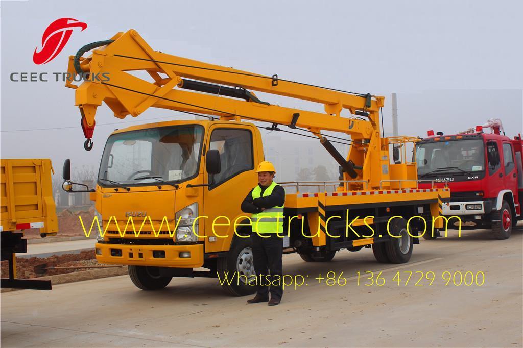 ISUZU 18M aerial work platform for shipment