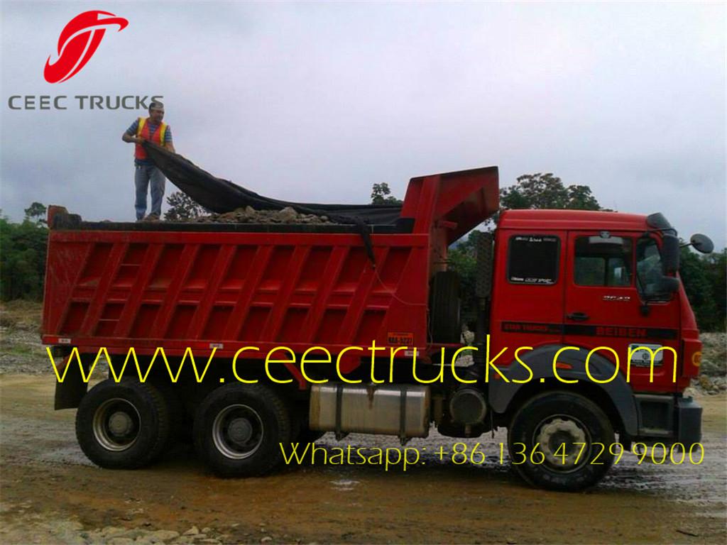 beiben 40 T dump truck export Ecuador