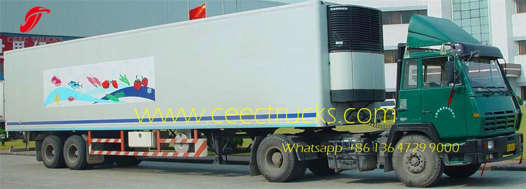 2 axle Refrigerated semi-trailer hot sale