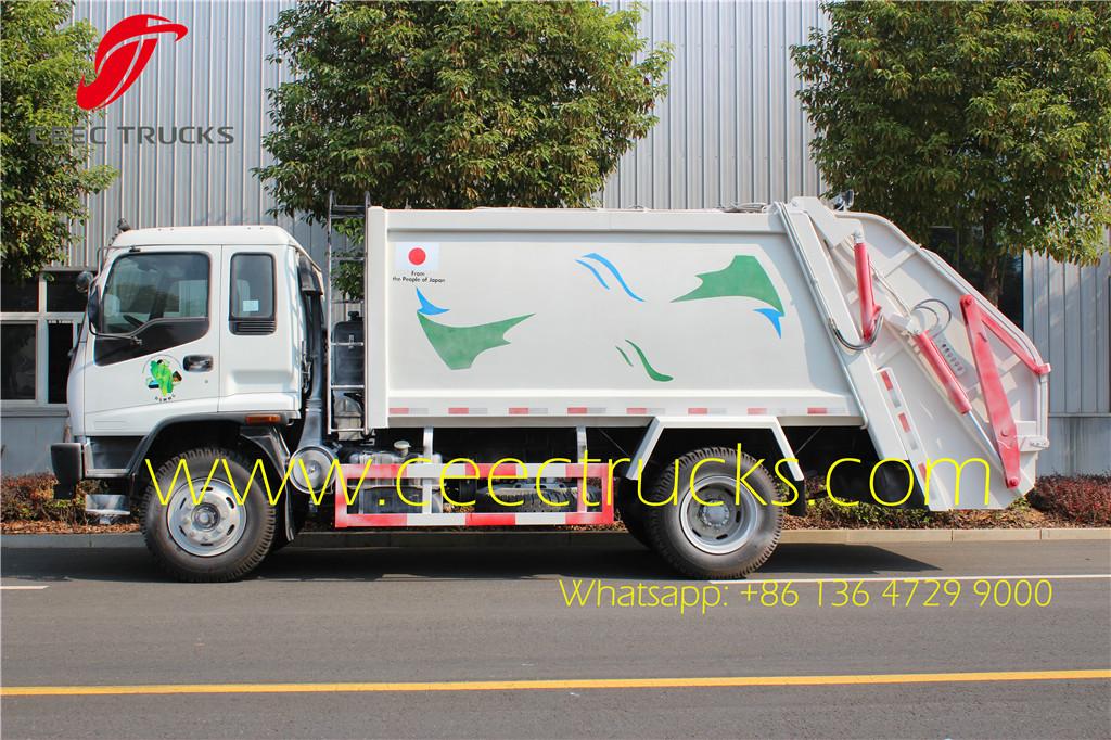 ISUZU 12 CBM rubbish collection compactor truck