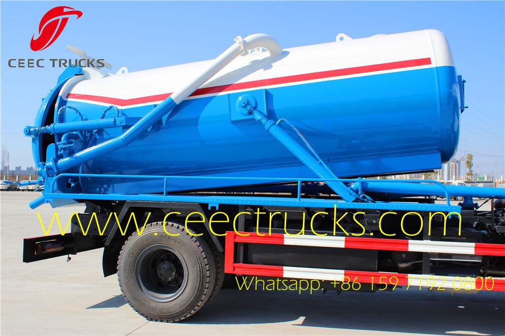 How to choose suitable dongfeng 9000liters cesspool pump truck