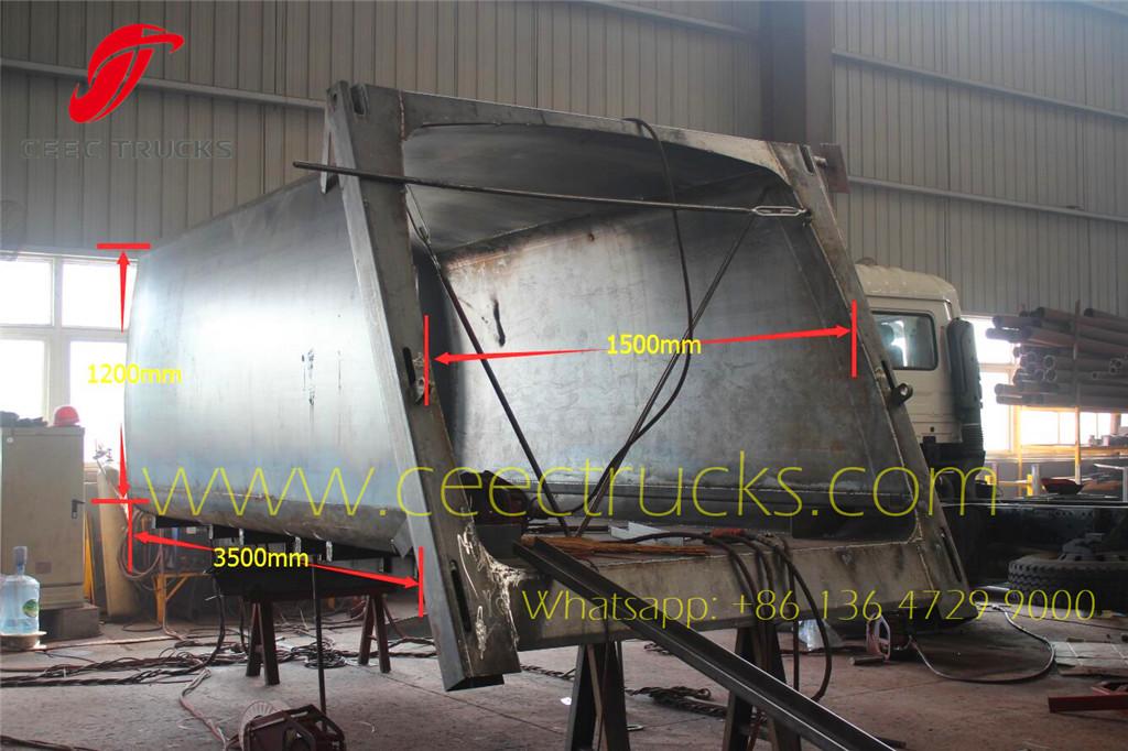 6CBM refuse compactor truck dimension