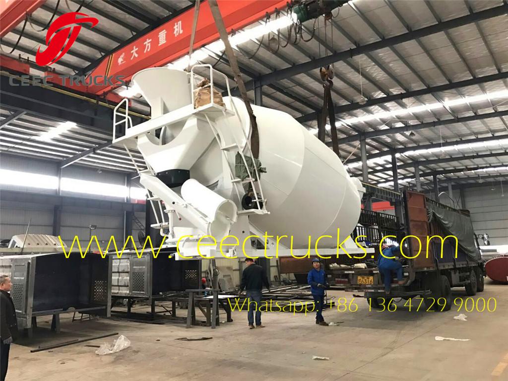 8CBM concrete mixer truck up body export Kenya