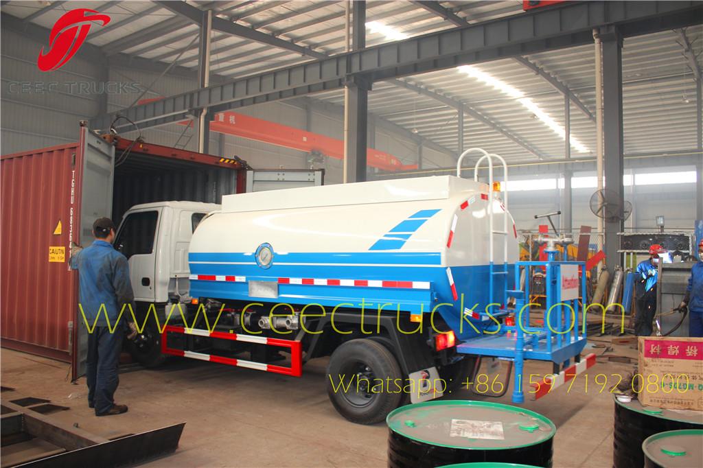 4 units ISUZU 5CBM water bowser export