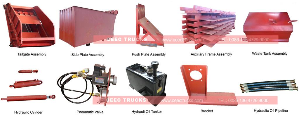 Garbage compactor superstructure parts review