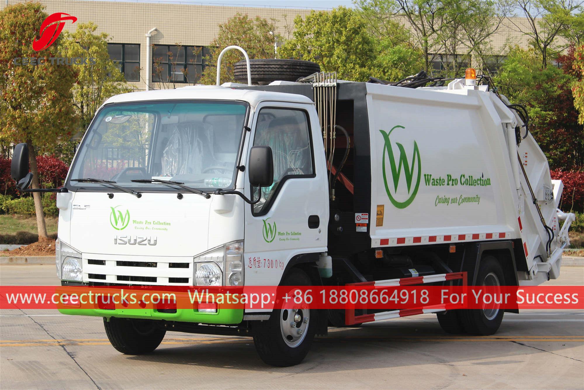 ISUZU Garbage truck with compactor