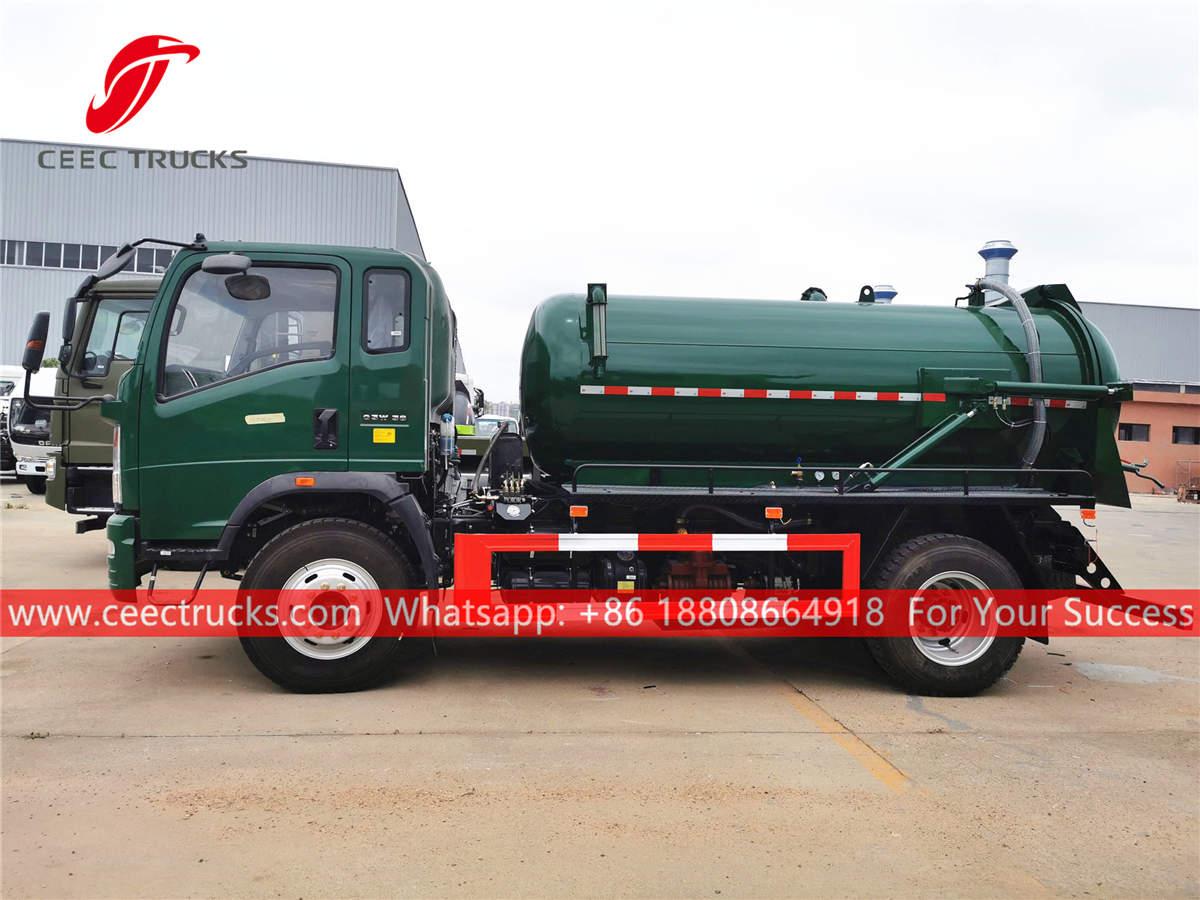 HOWO RHD sewage treatment truck