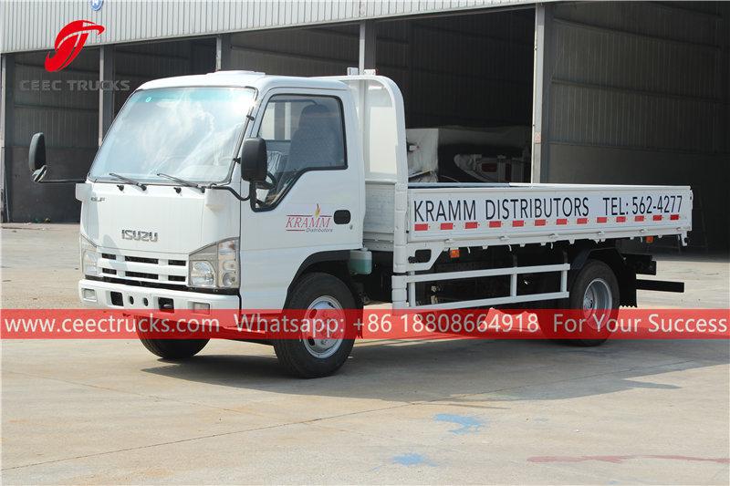 ISUZU ELF flat body truck