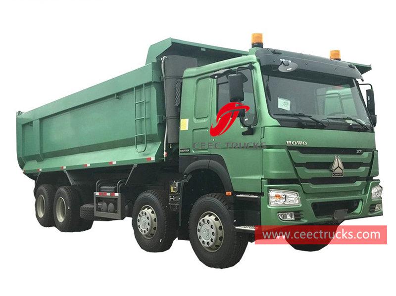 HOWO 8Ã—4 tipper lorry