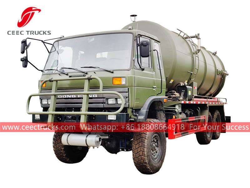 Dongfeng 6Ã—6 sewer sucker truck