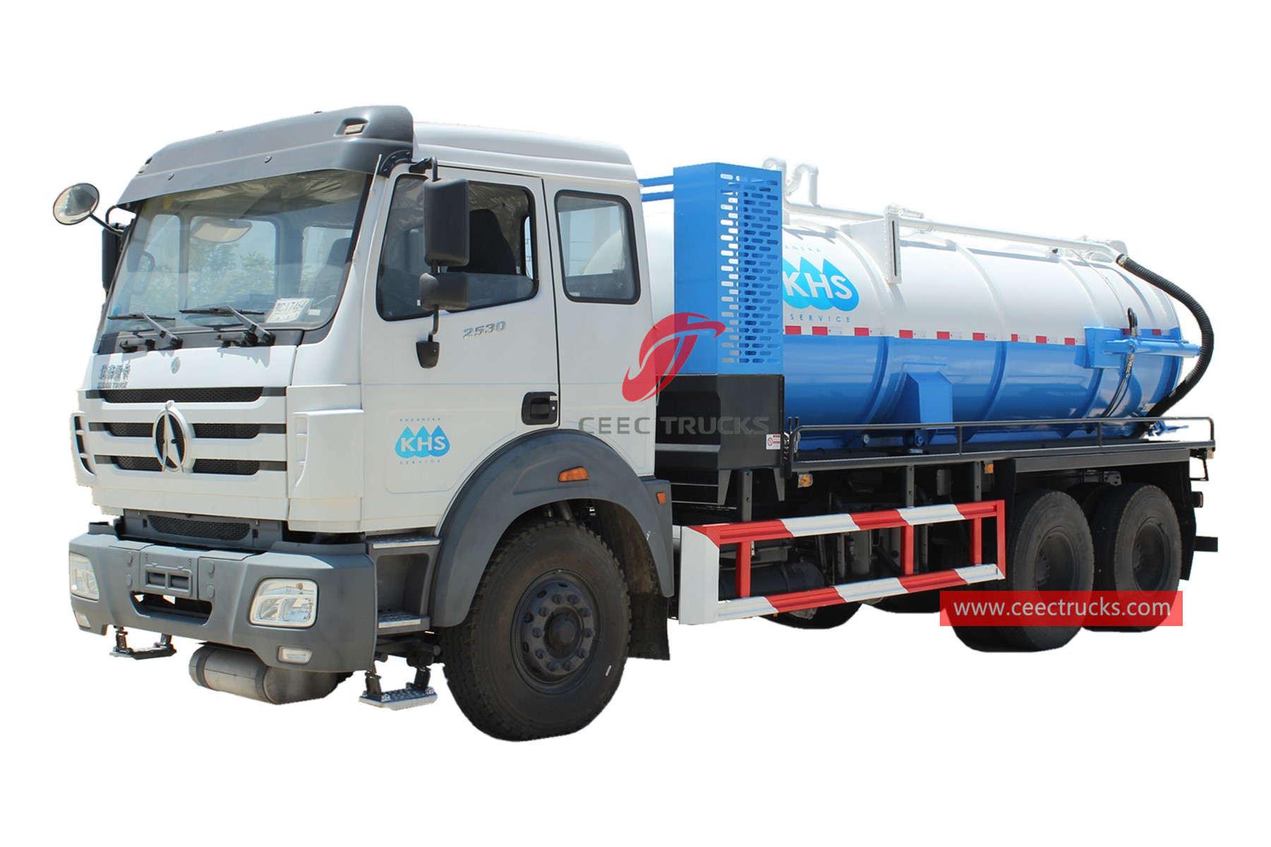 Beiben 10,000 liters vacuum truck