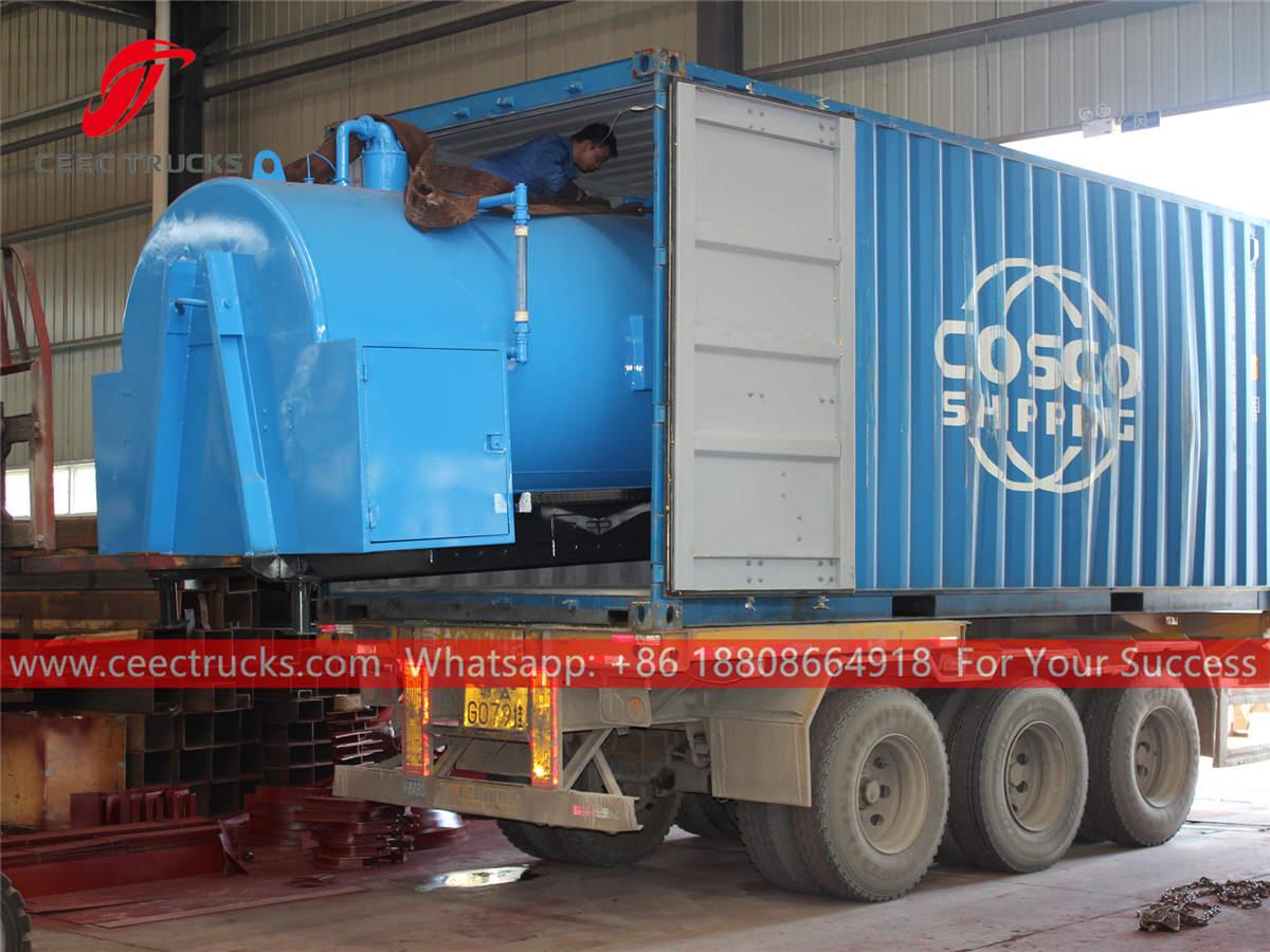 5CBM vacuum truck tanker body