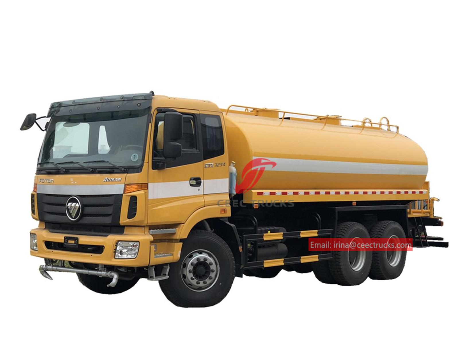 FOTON 6×4 water tanker truck for sale