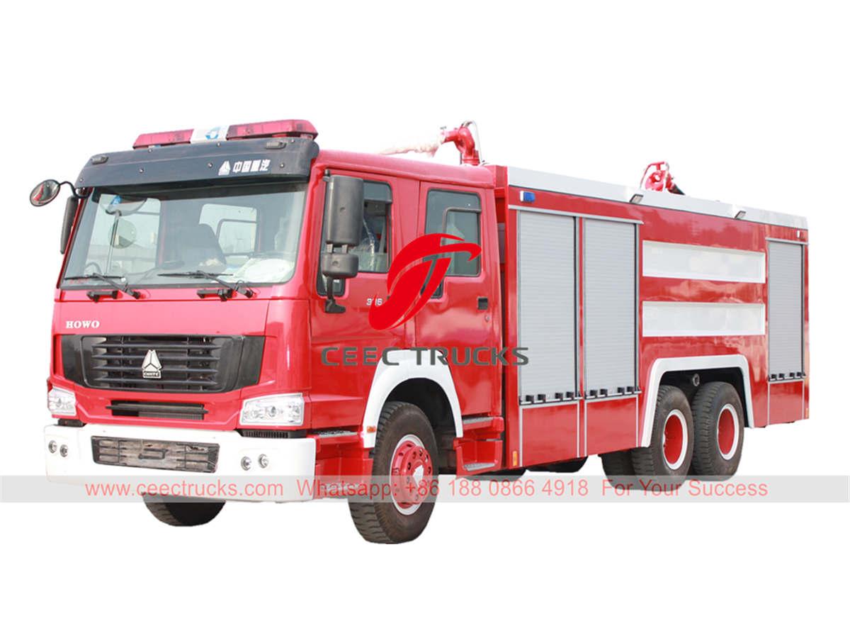 HOWO dry powder fire engine