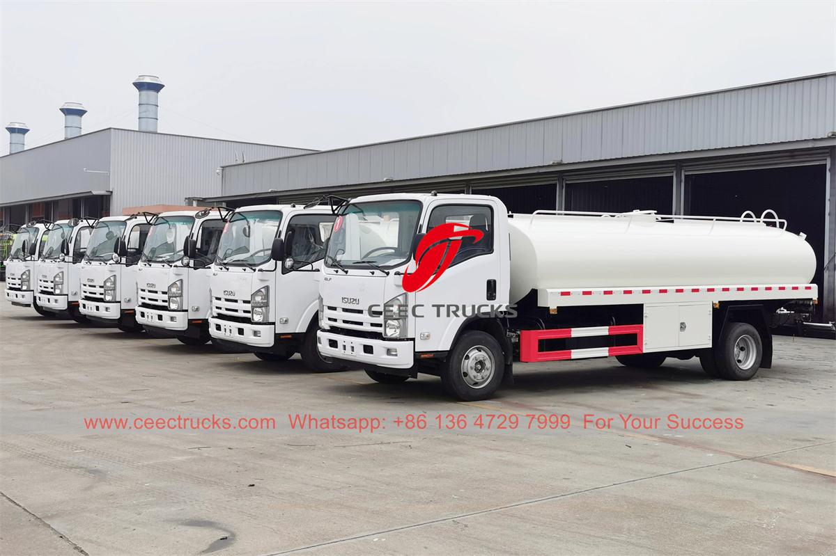 ISUZU stainless steel water trucks for sale