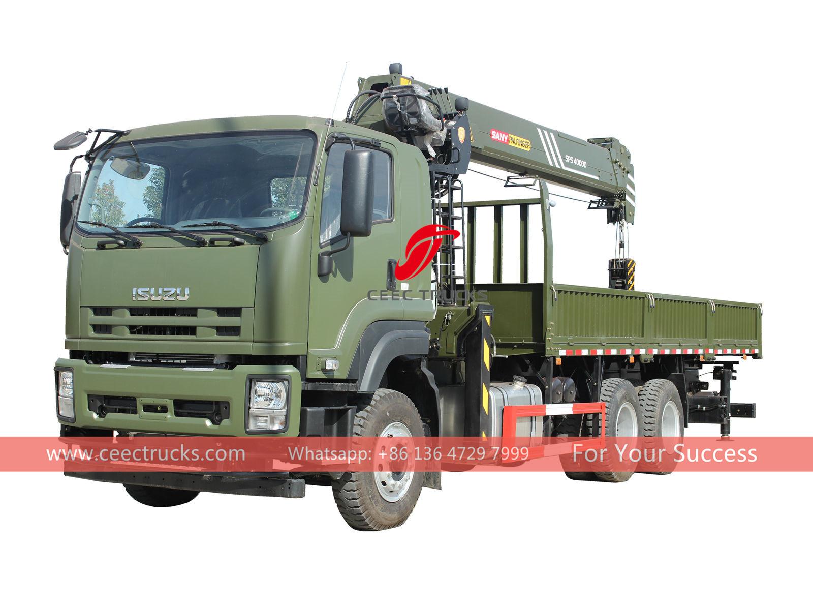 ISUZU 6x4 palfinger 16tons crane truck