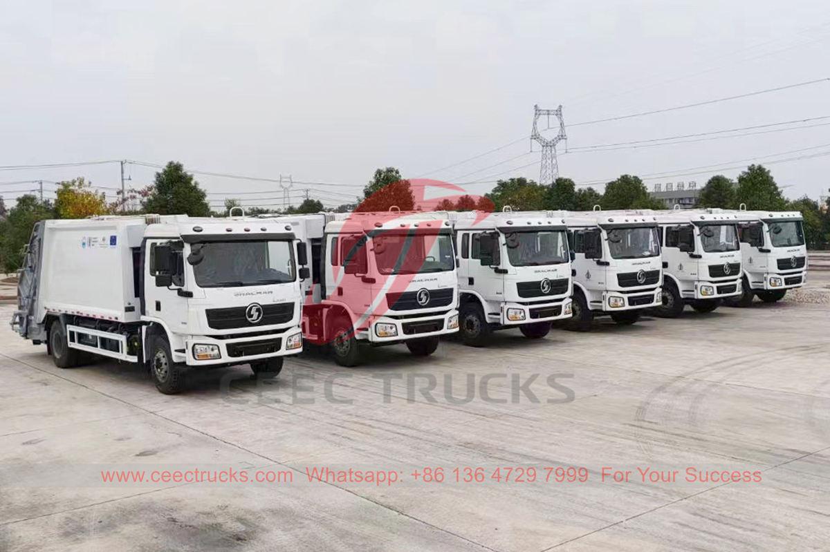 Shacman 4&Atilde;2 refuse compactor truck for export