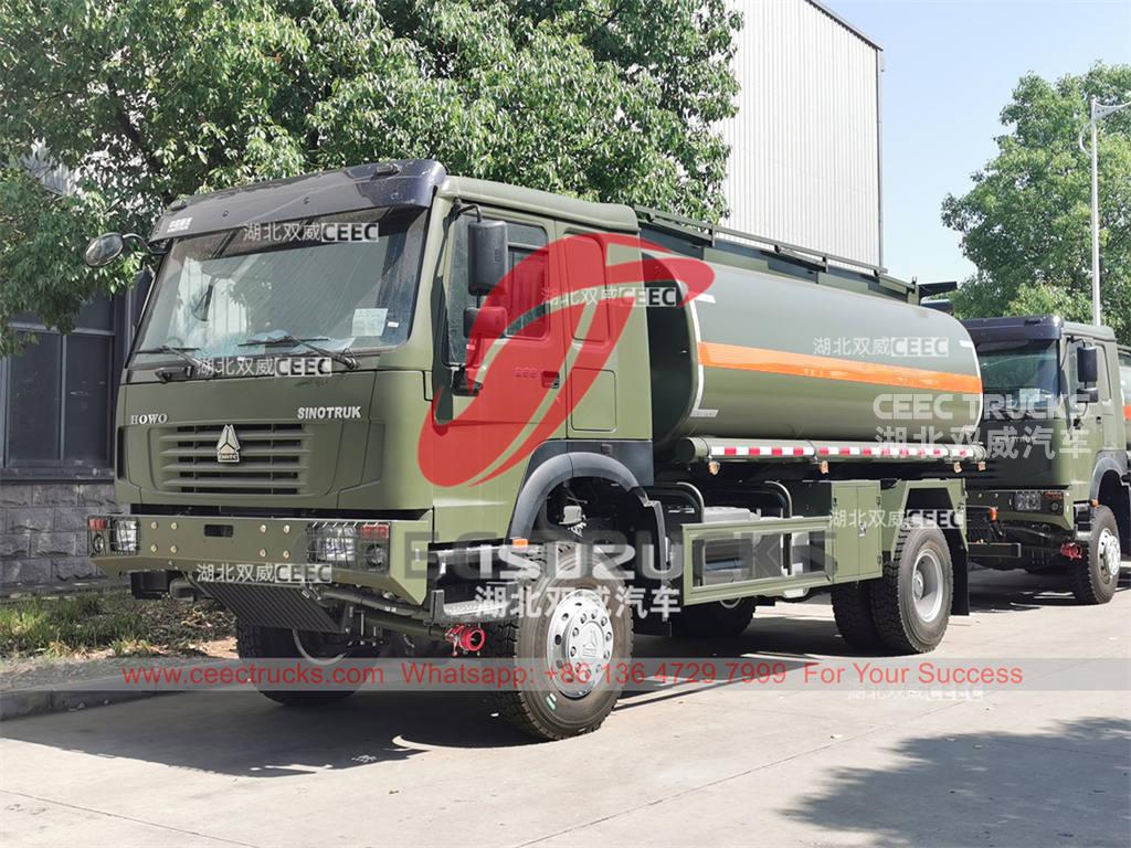 High quality HOWO 4Ã4 8000 liters fuel truck for sale High quality HOWO 4Ã4 8000 liters fuel truck for sale