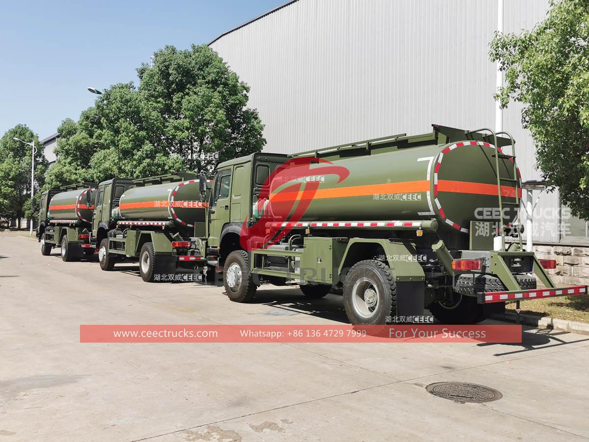 HOWO 4Ã—4 off-road 266HP 8000 liters refueling trucks