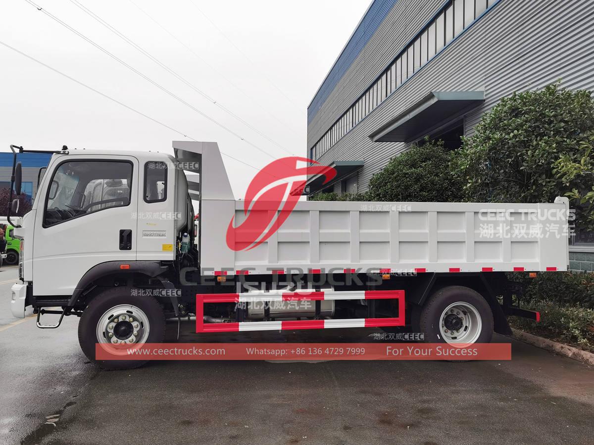 Customized HOWO 6 wheeler 5 tons tipper truck for sale Customized HOWO 6 wheeler 5 tons tipper truck for sale