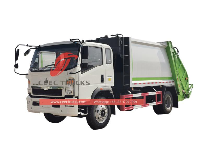 SINOTRUK 8CBM garbage compactor truck