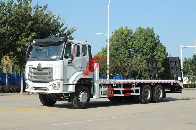 HOWO 25 tons flatbed truck on sale HOWO 25 tons flatbed truck on sale