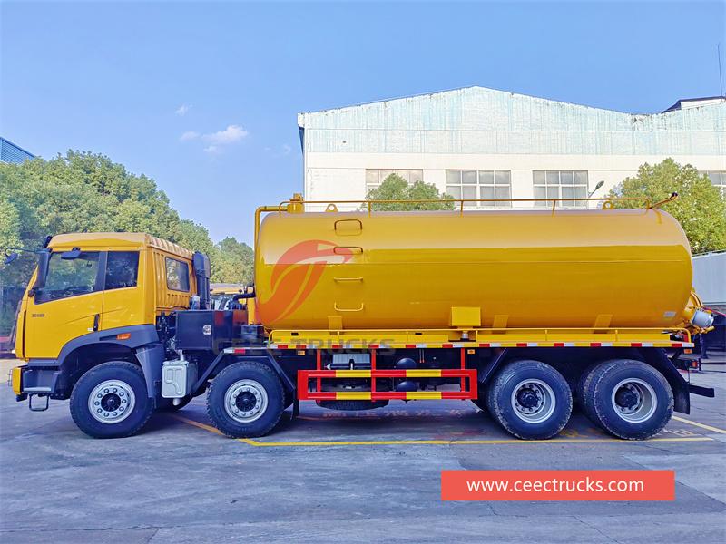 FAW RHD 25,000L Vacuum Suction Tanker Trcuk