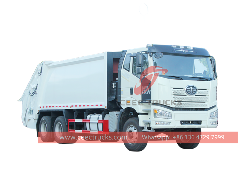 FAW 20CBM mobile refue compactor truck