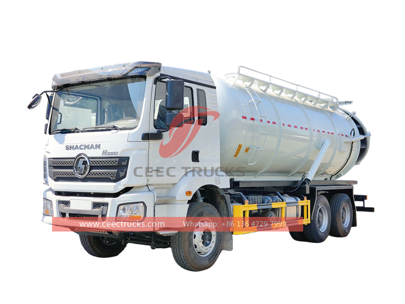 Shacman 340HP 6000 gallon vacuum tanker