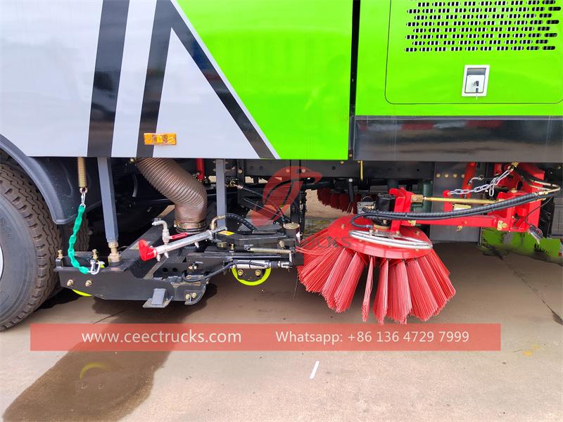 Howo RHD 10cbm street road sweeping truck