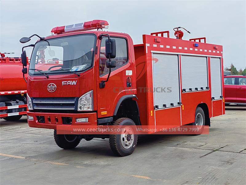 FAW forest fire fighting truck