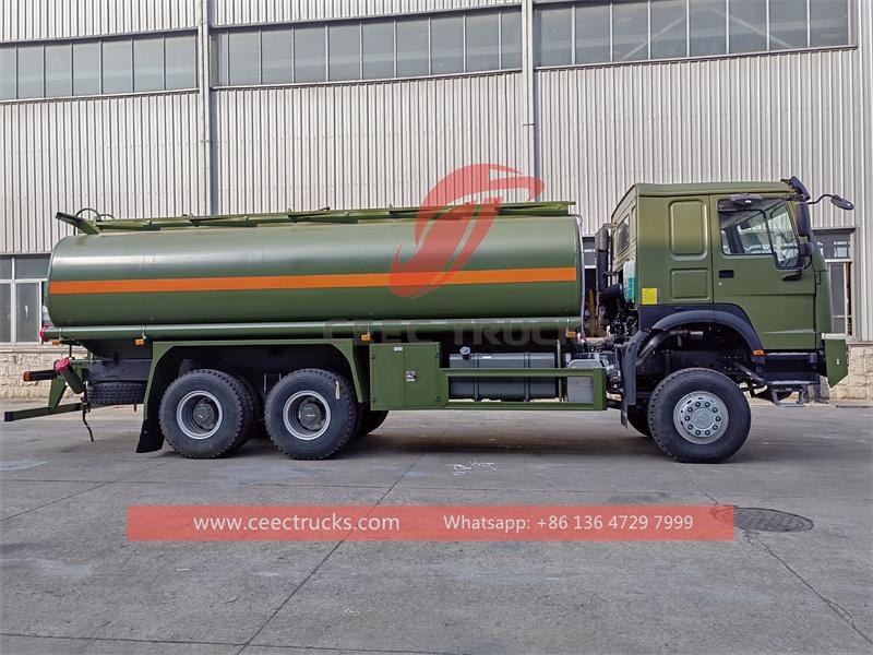 HOWO 6x6 fuel delivery tanker truck