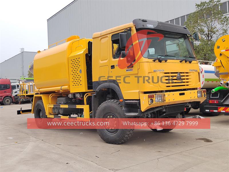 Howo 4x4 Dust Suppression Water Tank Truck