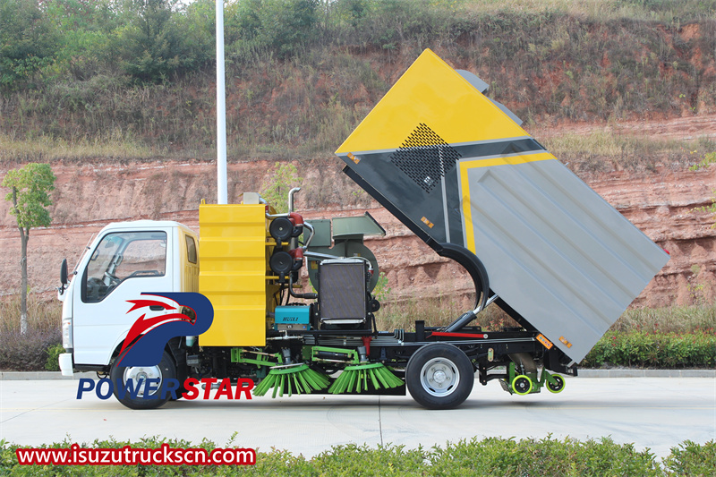 Isuzu 100P road sweeper truck