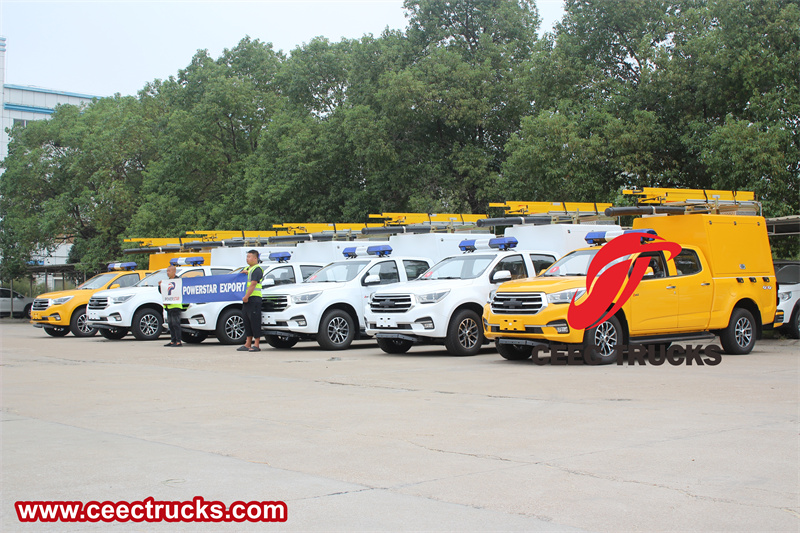 Isuzu customized 4x4 emergency service truck