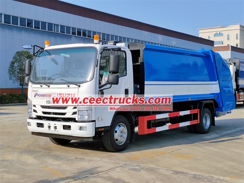 ISUZU NPR 10cbm garbage compactor truck