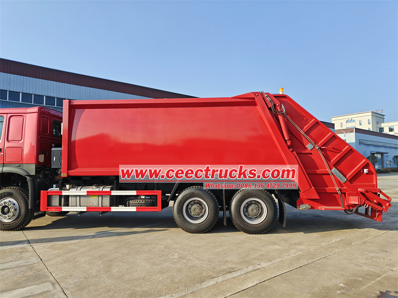 HOWO 20CBM garbage compactor truck