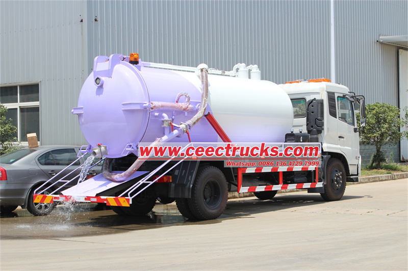 Isuzu sewage pump truck