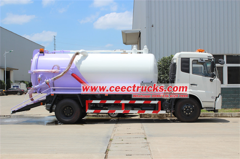 Isuzu sewage pump truck