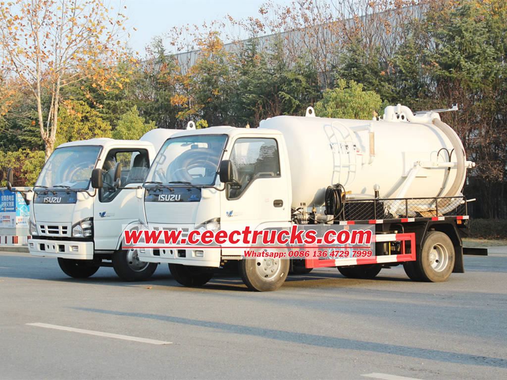 ISUZU septic tank trucks price