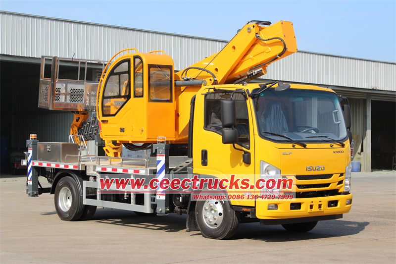 Isuzu truck mounted aerial work platform