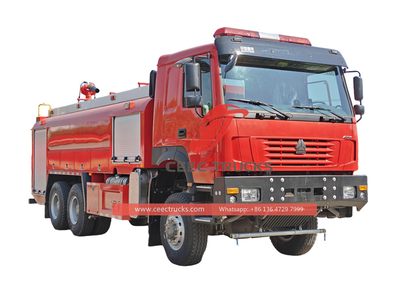 Howo 6x6 fire fighting truck