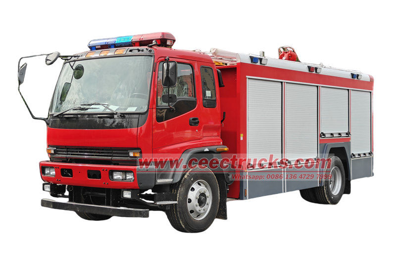 Isuzu FVR fire fighting truck