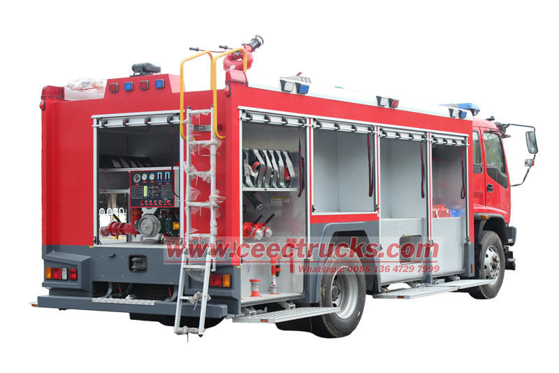 Isuzu fire rescue truck