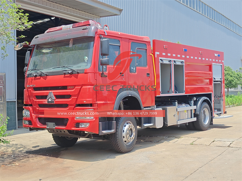 Howo 4x4 fire fighting truck