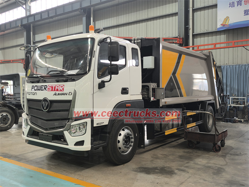 How to produce FOTON rear loader truck